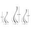 Cobra 3 Piece Stainless Steel Table Top Candlestick Set-46556763