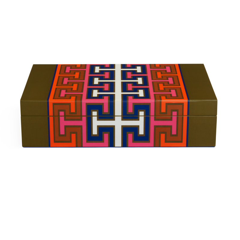 Decorative Box, 3" H x 12" W x 8" D