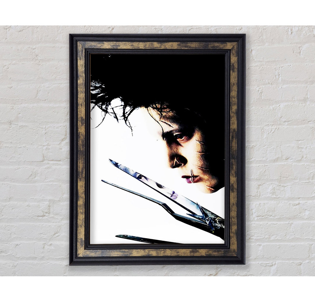 Edward Scissorhands Johnny Depp - Bilderrahmen Kunstdrucke