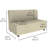 Pro Series Rustic Upholstered Armless Mobile Sofa-101545363