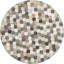  Tapis en cuir de vache mosaïque-1873305158