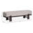 Trestle Dining Table With 4 Upholstered Side Chairs Bench And Sideboard-911935813