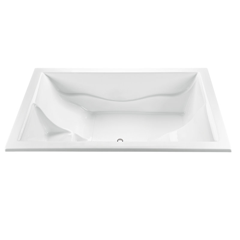 MTI Solutions Sol 83.5" Whirlpool Bathtub, White
