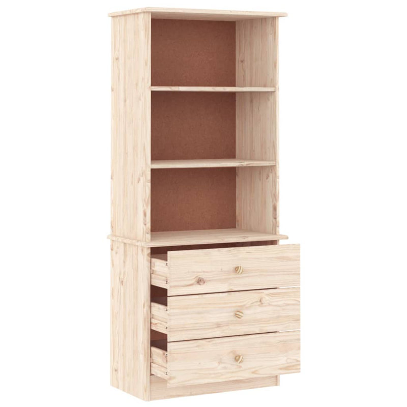 Bibliothèque de rangement Harron, Brun