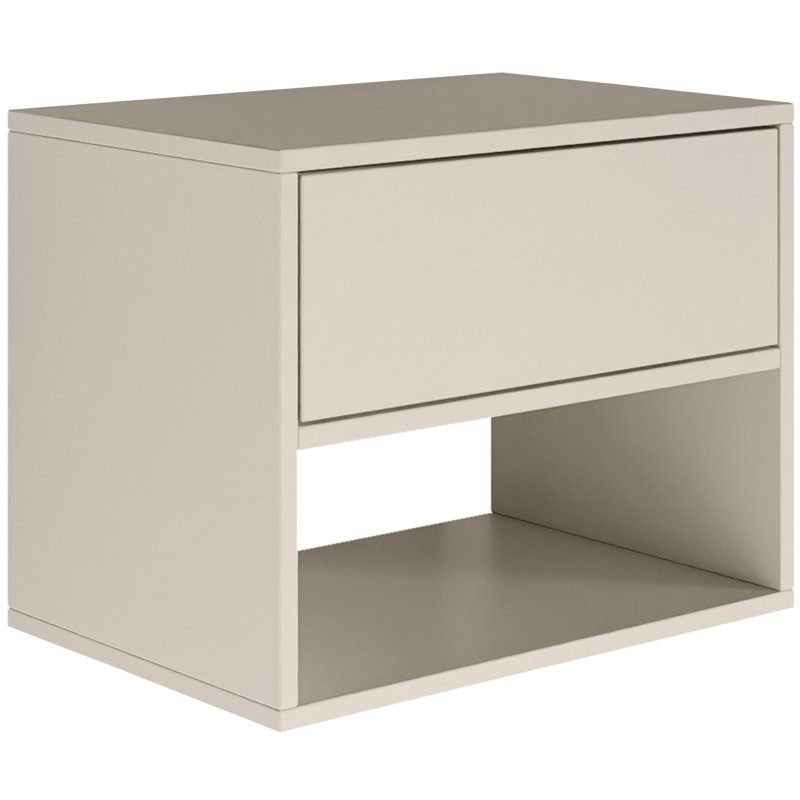 50cm W Manufactured Wood Bedside Table