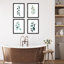 "Forest Plant", ensemble de 4 impressions murales encadrées "Forest Plant"-93011988-93011989