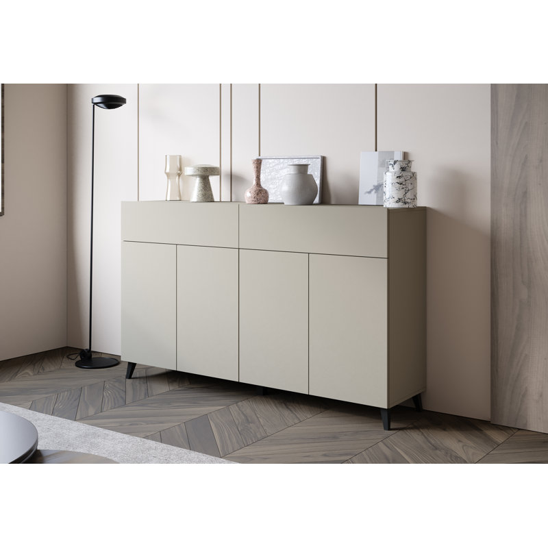 LOKET Dresser, Sideboard 160 cm wide, Beige