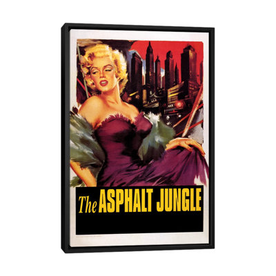 «The Asphalt Jungle Film Poster (w / o Credits)», affiche vintage sur toile