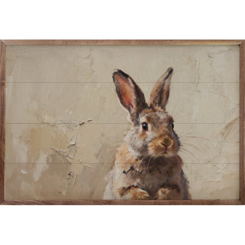 Bunny Looking, H 10 po x l 16 po