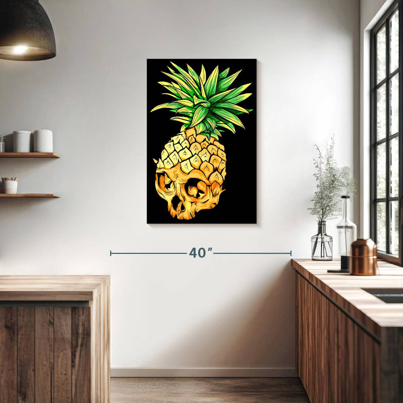 Crâne d'ananas Kerner, H 36 po x l 24 po