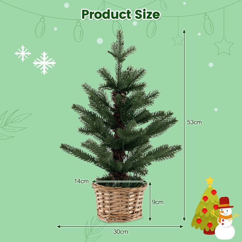 Lighted Artificial Christmas Tree