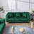 84.65" Velvet Sofa With Rivet Accents - Light Luxury Living Room Sofa-115949304