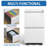 2-drawer Mobile File Cabinet With Lock, Rolling File Cart For Legal/letter/a4 Files, Fully Assembled With Casters-1371497904