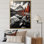 Aubreella Canada, beau paysage noir I - impression