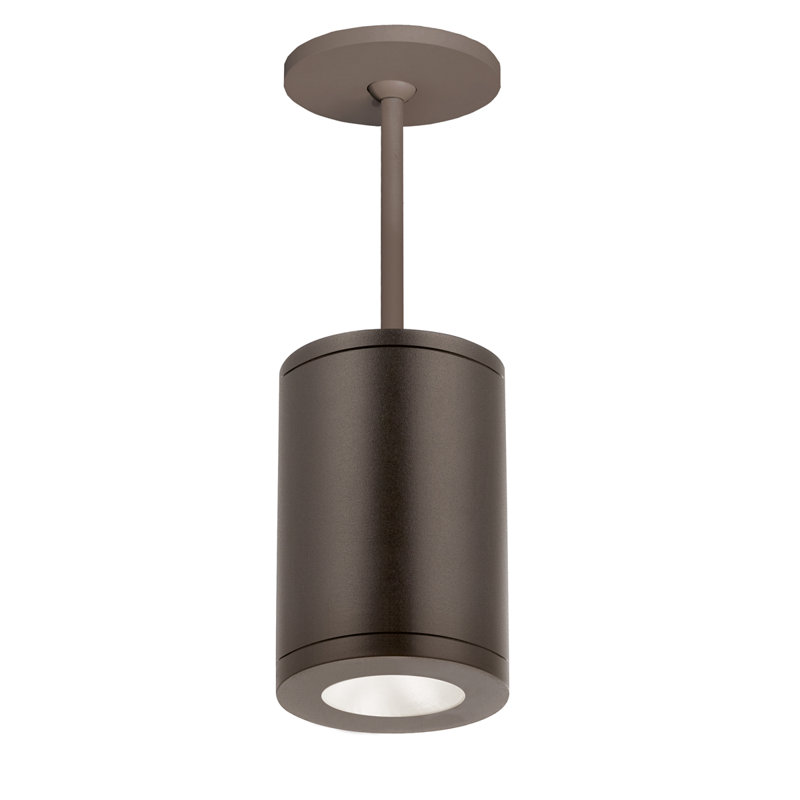 Tube 1 - Light LED Pendant, Narrow, Bronze, 30.98" H x 6" W x 9.53" D