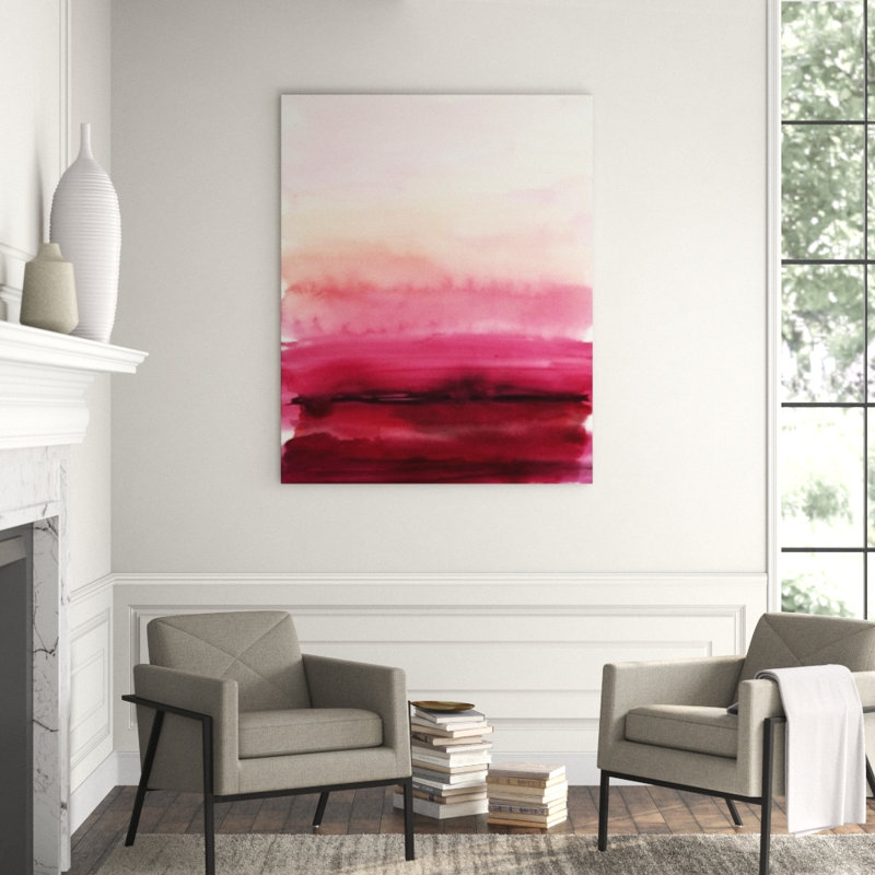 Raspberries View Print by Sofia Fox, 60" H x 48" W x 1.5" D, Outdoor