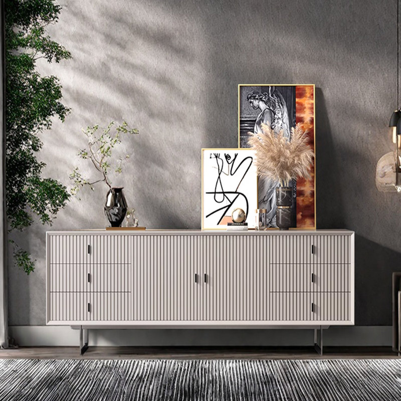 Meuble télé minimaliste et luxueux, 62.99"