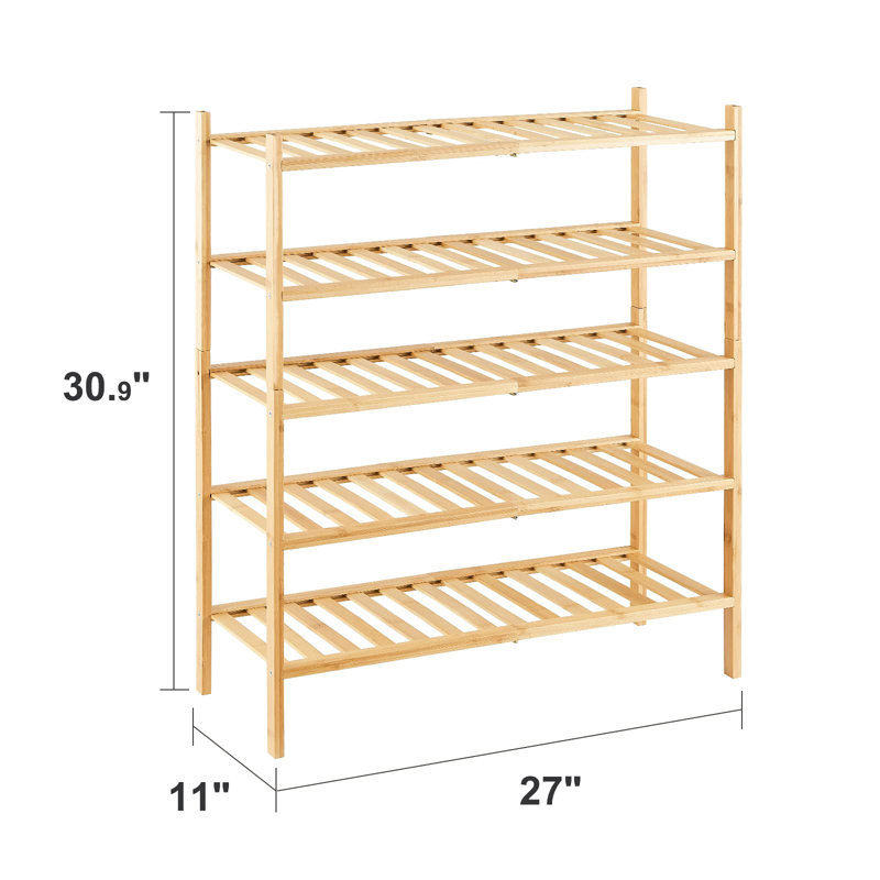 15 Pair Stackable Shoe Rack
