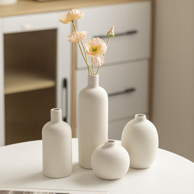 Vase en céramique moderne 4 pièces