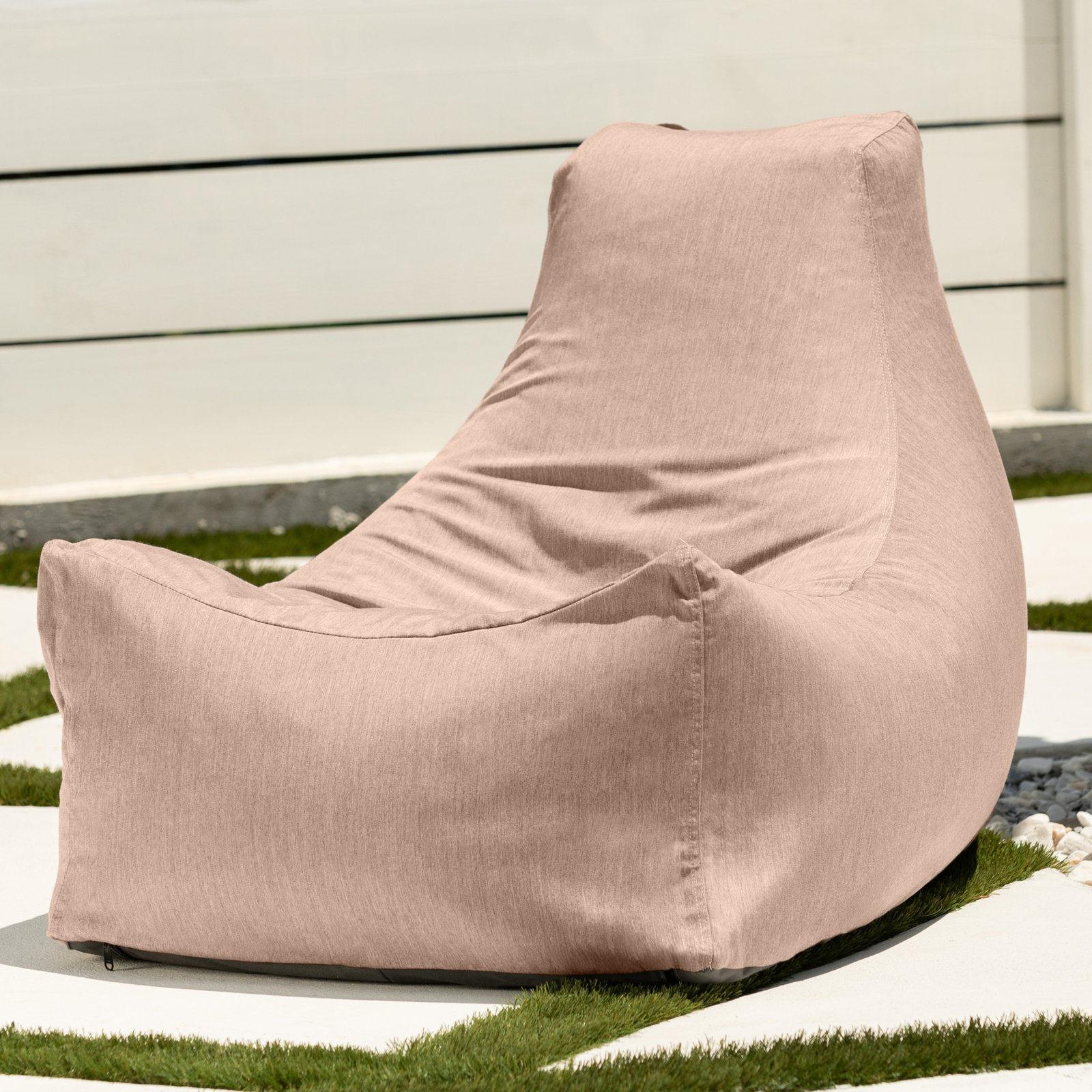 Juniper Outdoor Bean Bag Patio Chair, Petal Sunbrella®