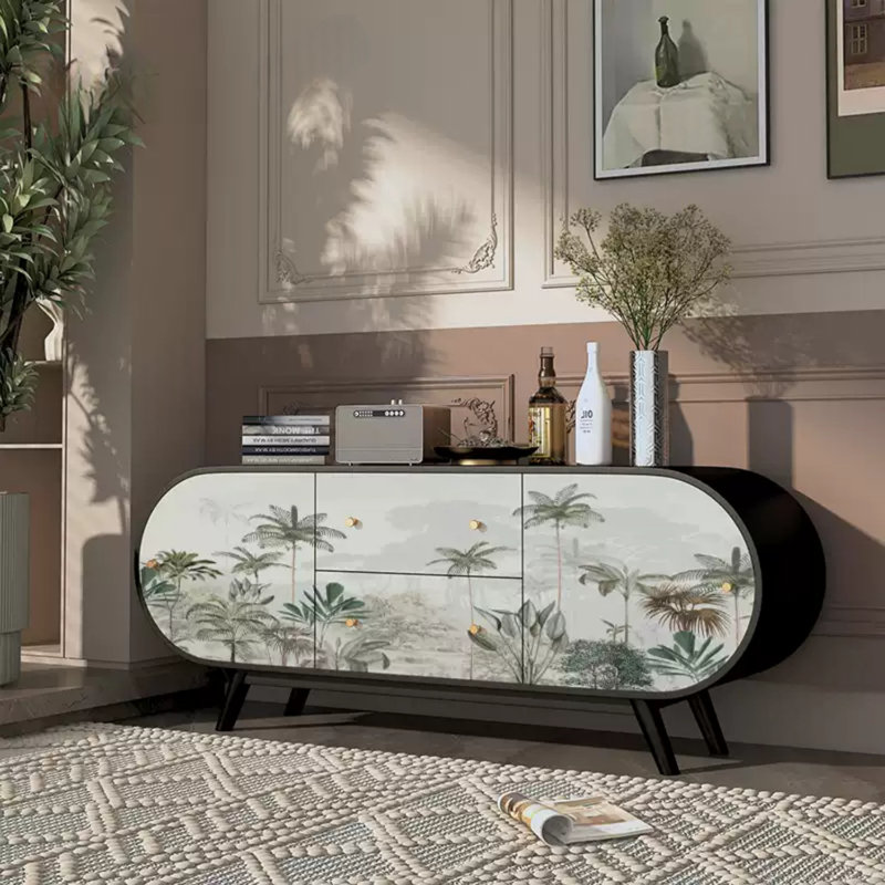 Armoire de rangement à double porte et double tiroir