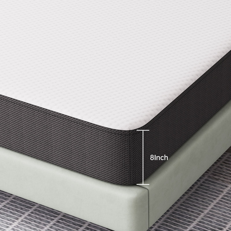 Matelas moyen classique en mousse de 8 po, Lit simple