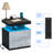 Modern Nightstand With Wireless Charging Station And LED Light ( Set Of 2 )-1756796498