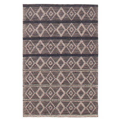 Izamara Wool Geometric Indoor Rug