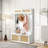 Aiyub 4-In-1 Hall Tree Entryway Coat Rack w/ Solid Wood Feet, Entryway Bench Rattan Sliding Door-401682953
