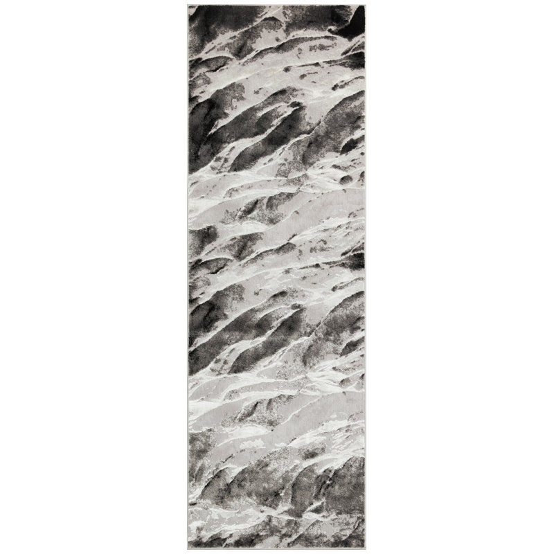 Abstract Area Rug, Runner 80 x 240cm