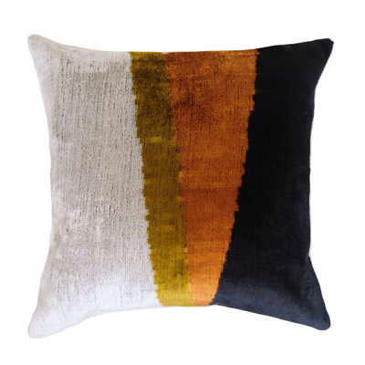 Hozat Silk Square Pillow Cover & Insert
