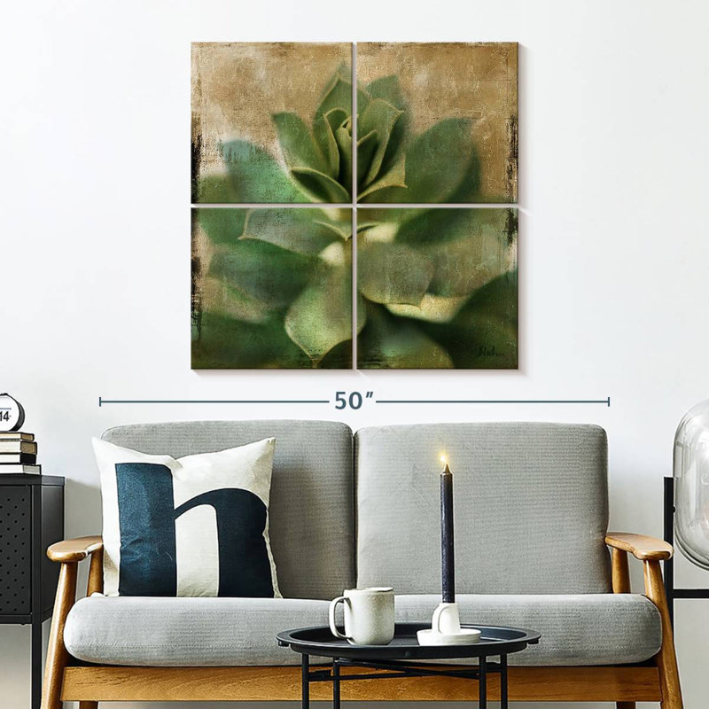 Harnek Succulent I, 32" H x 32" W