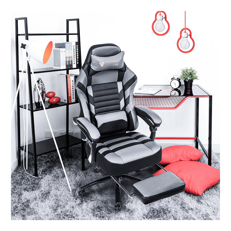 Fauteuil de jeu vidéo ergonomique Vanbow.Seat, Gris