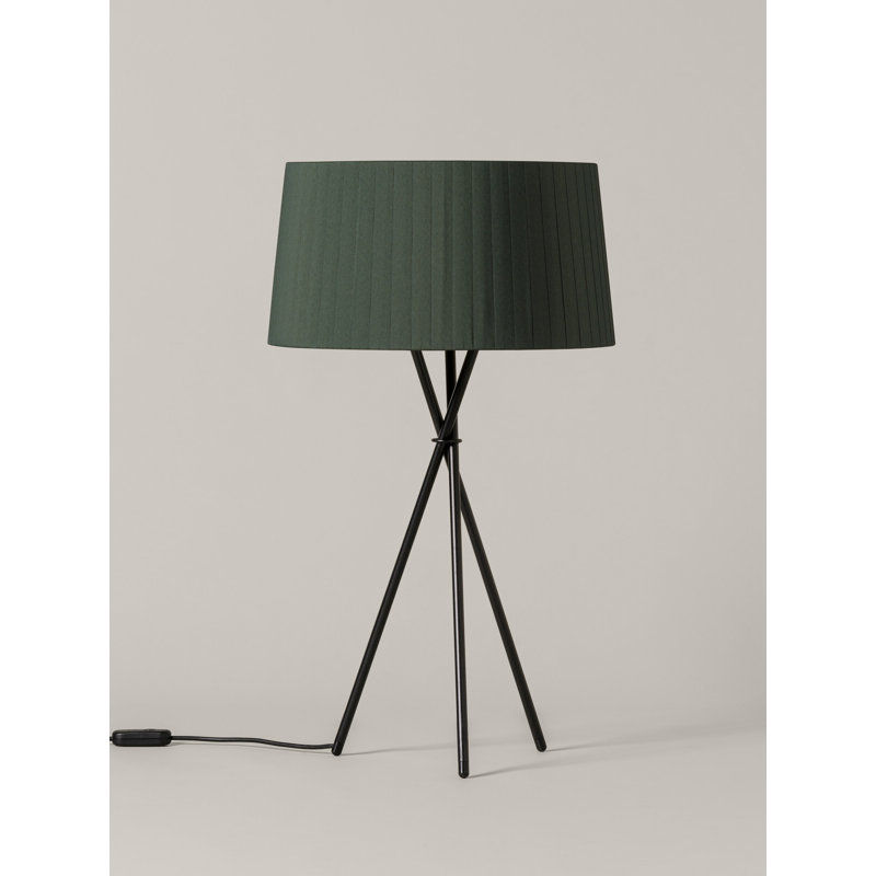 Metal Tripod Lamp, Green
