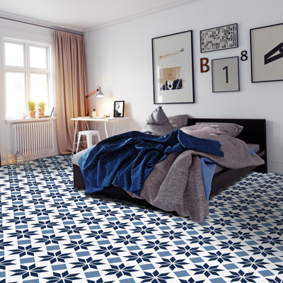Kate Aurora Kate 1.5 mm Thick 1 " W x 1 " L Vinyl tile