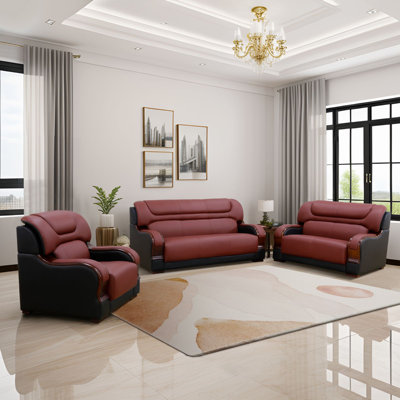 3-Piece Living Room Sofa Set