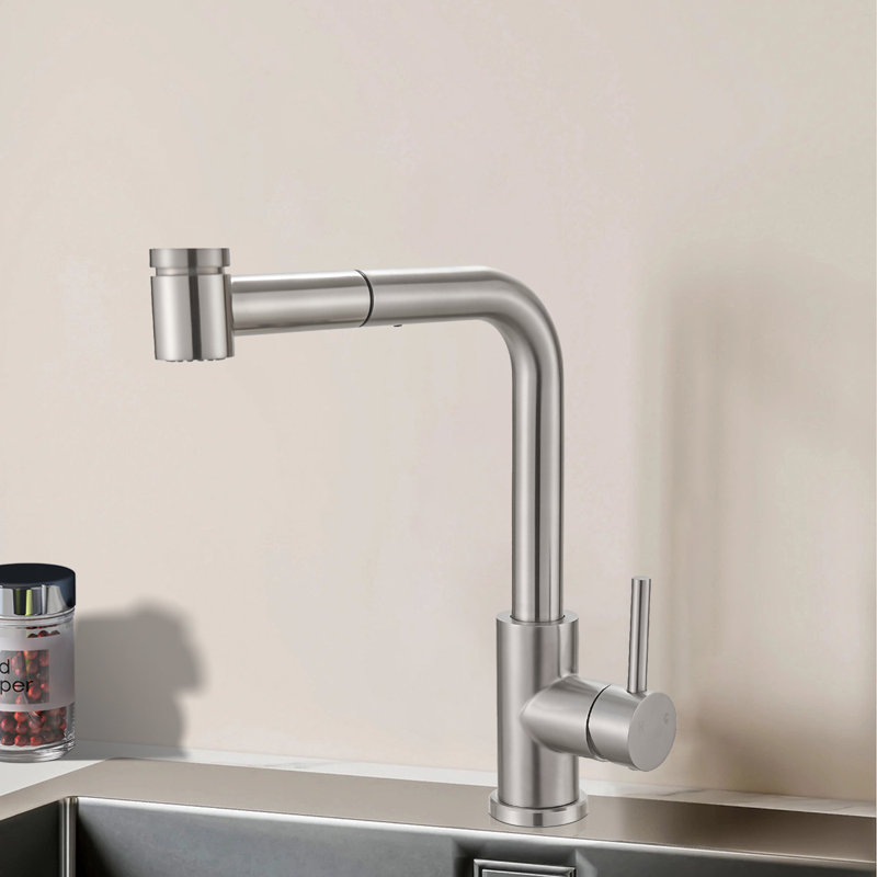 Kitchen Faucet, Brushed Nickel