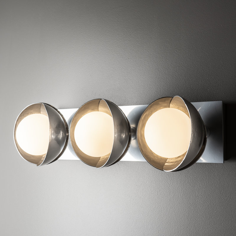 Brooklyn 3 - Light Dimmable Bath Bar, Sterling, Sterling