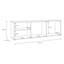 Console for TVs up to 75"