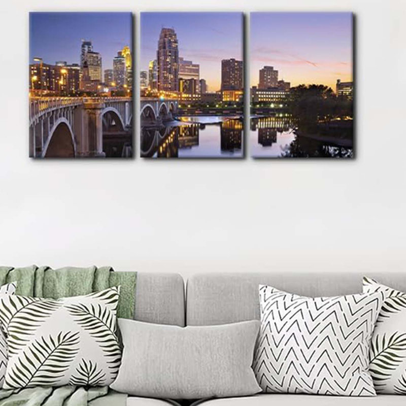 3 Piece Wrapped Canvas Print