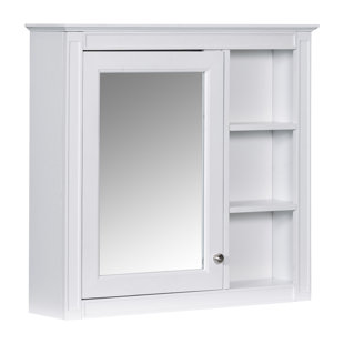 29.92 W 28 H Medicine Cabinet, Wall Mounted Bathroom Storage Cabinet, Modern Bathroom Wall Cabinet with Mirror