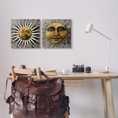 " Boho Sun And Moon " by Lil' Rue 2 - Pieces