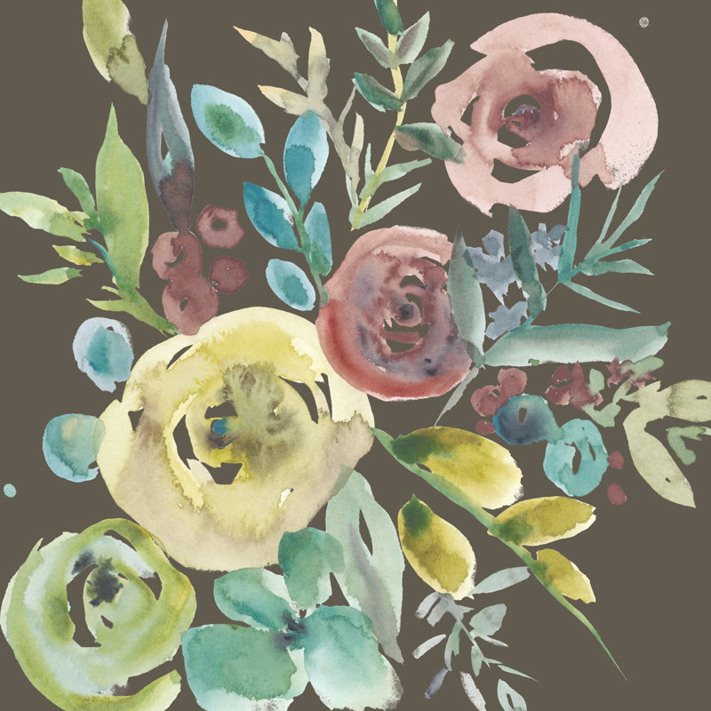 Rosealeah IV by Chariklia Zarris - Wrapped Canvas Painting, 30cm H x 30cm W