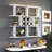 Large Wall Mounted 3 Tier Rustic Bottle Wine Rack-2008541905