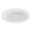Baignoire à jet tourbillon ovale 70" x 42" avec drain Martinique-11770346