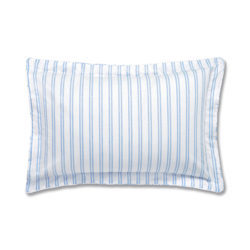 Izetta Cotton Blend Percale Pillow Case, Blue