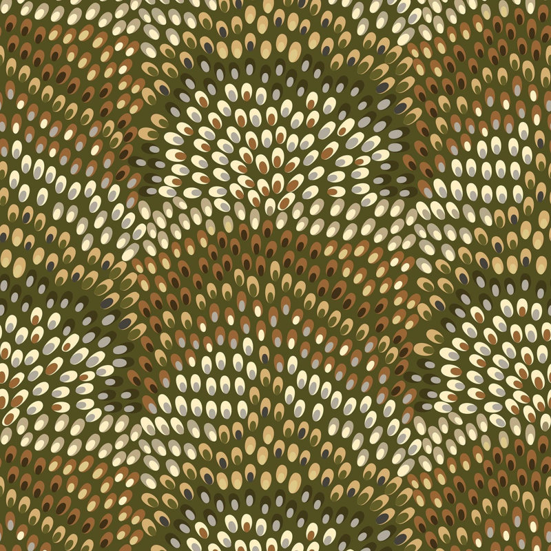 Jandaya Wallpaper, Olive, Premium Paper, Non-pasted