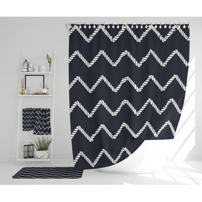 Natonya Polyester Shower Curtain Set