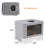 Plastic Litter Box Enclosure with Scoop