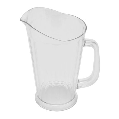 Le GE Pichet de service en plastique P-1064-1-CL sans BPA, 60 oz, transparent